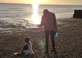I offer Walk and Talk sessions near to me in Brighton -usually without the dog!