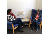 One of the therapy rooms