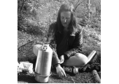 Wild Talk: Taking Therapy Outdoors - Feeding the fire to make tea.