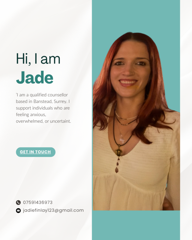 Jade Findlay Counsellor Jade Finlay - Banstead - Counselling Directory