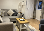 A calm, comfortable and welcoming space to talk