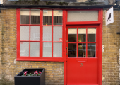 A welcoming front door