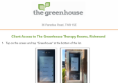 Access to your Individual Therapy Room
