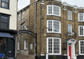 Entrance at the back in Sworder's Yard, North Street