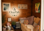 Claire Kelly - Counselling room, Street, near Glastonbury, Somerset