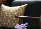The gentle scent of aromatherapy oils and the soft glow of candles add to the room&rsquo;s sense of tranquility.