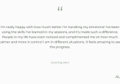 Client testimonial