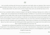 Supervision testimonial