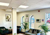 Waiting room at my Falkirk Town centre rooms
