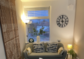 This is a picture of our comfortable therapy room.