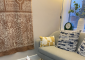 This is a picture of our comfortable therapy room.