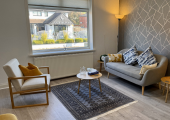 This is a picture of our comfortable therapy room.