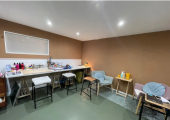 The art therapy room at Caya Therapy