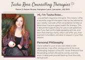 Leaflet back - Who I am & personal philosophy!