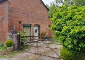 Entrance to the counselling room, based in a relaxing rural setting.
