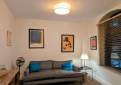 Cosy, professional and private therapy consulting room
