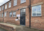 Front of the Studios. 25 local Businesses are based here