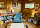 Therapy space in Tavistock, Devon - a wonderfully calming feeling throughout the sessions.