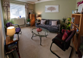 My comfortable therapy room