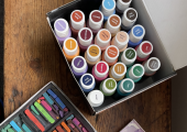 Art therapy materials in Huddersfield for creative counselling and online