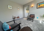 My therapy room is a space that is relaxed and welcoming. An environment where you can feel comfortable expressing yourself. 
