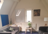 Room with comfortable sofas