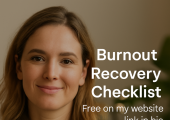 Burnout recovery checklist
