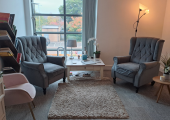 I'm available for in-person sessions in Cheadle Hulme on a Saturday afternoon.