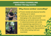 Benefits of outdoor counselling