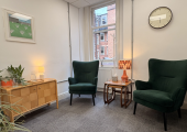 Therapy room suitable for adults and couples