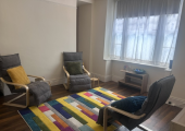 Therapy room at 14, Castle Street, Exeter.