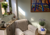 Comfortable counselling space in Boughton-under-Blean