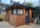 My garden office space