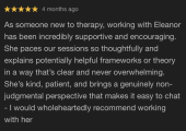 Client testimony