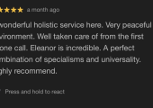 Client testimony