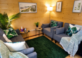 Private, counselling space. 