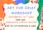 Art for Grief Workshop poster