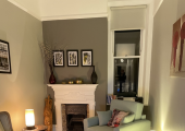My slightly smaller therapy room that I sometimes use.