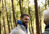Walk-and-talk therapy in the Sett Valley, near Whaley Bridge.