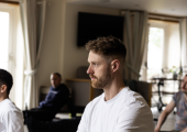 On retreat, Men's mental health is a core part of my work.