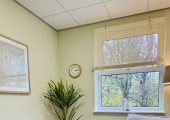 My cosy, calming room at Cedar Tree in Burton.