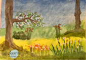 Finding Expression Through Creativity in Therapy (this painting was created by a client in session)