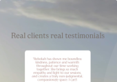 Client testimonials