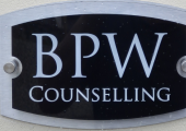 Business plaque outside BPW Counselling Poyntzpass