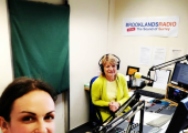 Talking about mental health at Brooklands radio