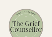 This is an image of the logo for The Grief Counsellor with Donna Gibson MBACP