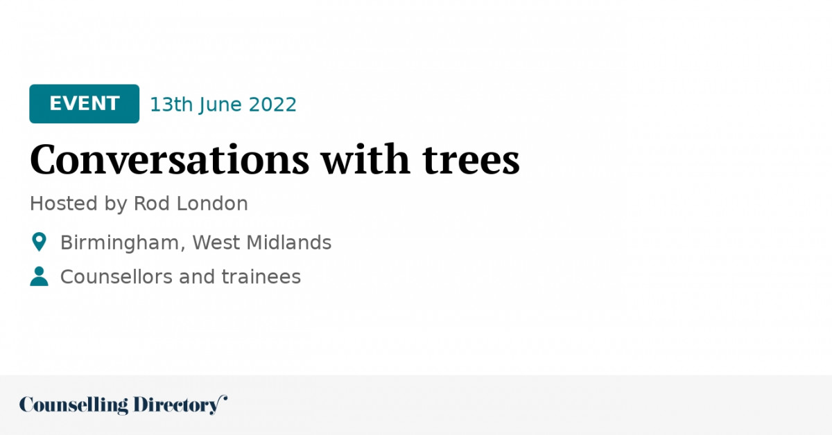 Conversations with trees Counselling Directory