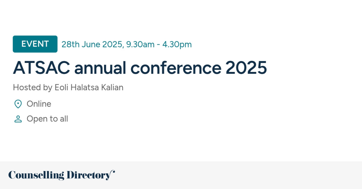 ATSAC annual conference 2025 - Counselling Directory