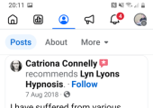 Review from Catriona on FB