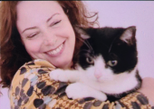 My cat Dotty and I